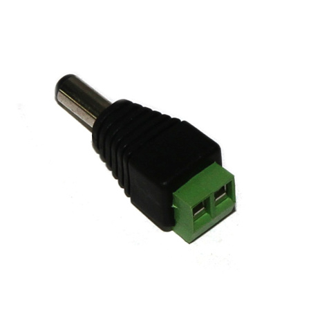 Штекер FW-16 с винтовым зажимом «папа» DC 2.1х5.5